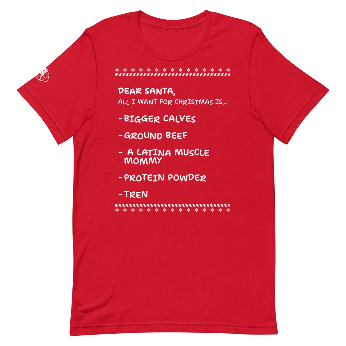 Dear Santa Christmas Gym T-Shirt - Meathead’s Lifting Apparel