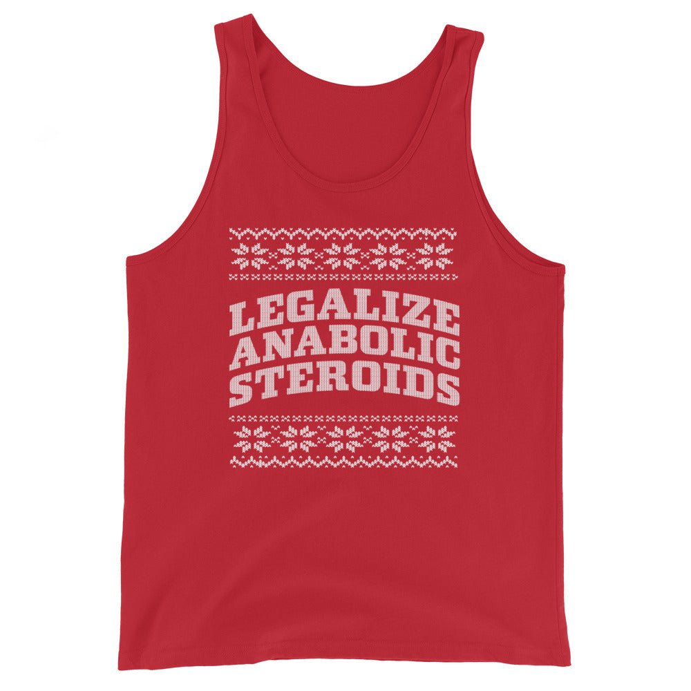 Legalize Anabolic Steroids Christmas Tank Top - Meathead’s Lifting Apparel