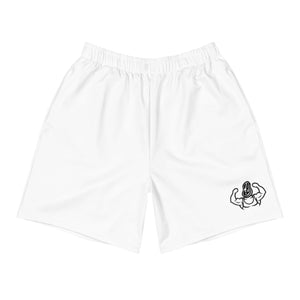 Meathead's White Men's Shorts - Meathead’s Lifting Apparel