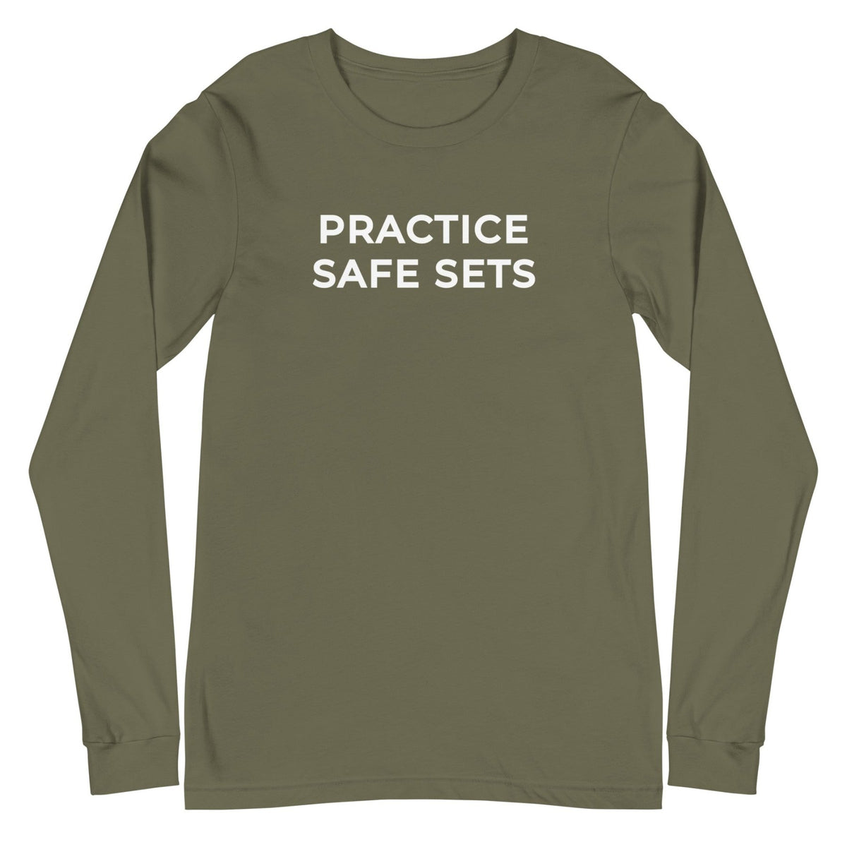 Practice Safe Sets Long Sleeve - Meathead’s Lifting Apparel